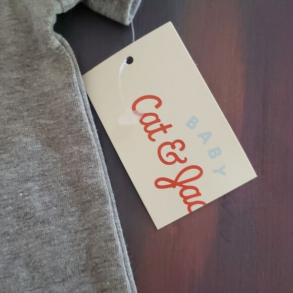 NWT Cat & Jack "littlest BROTHER" Onesie Sz 12 Mos - Picture 3 of 5